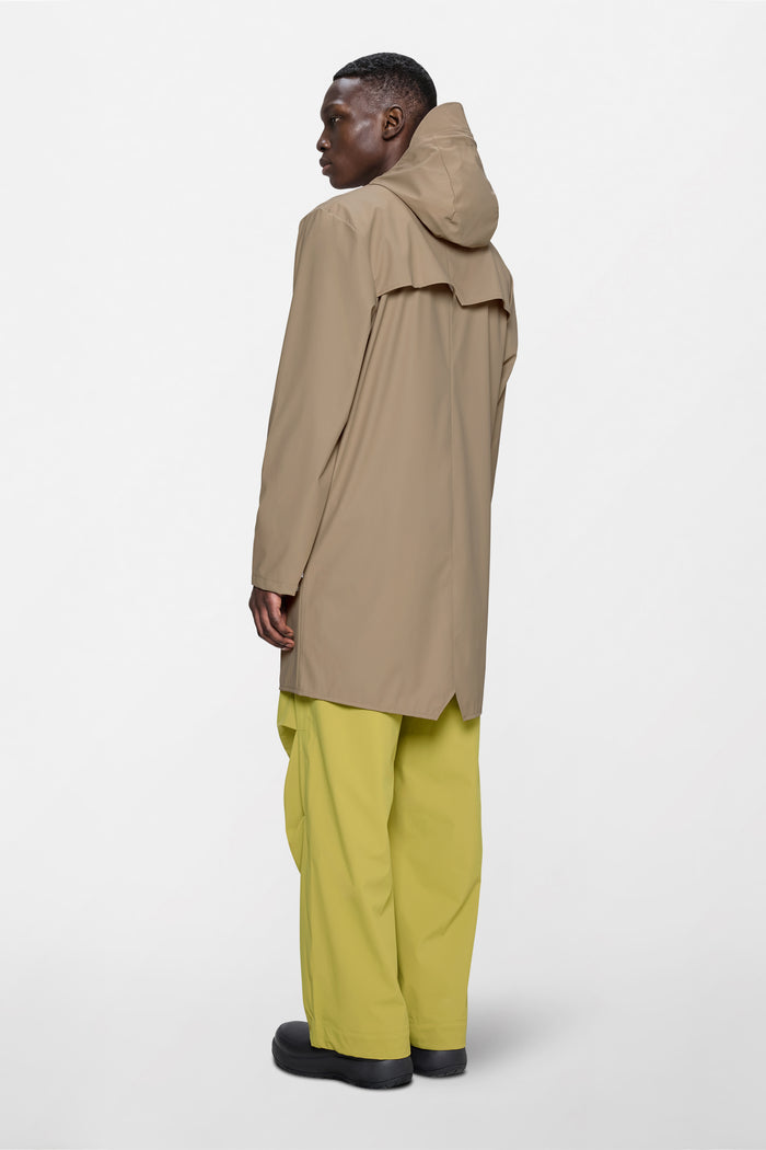 RAINS Long Jacket Beige Jacket