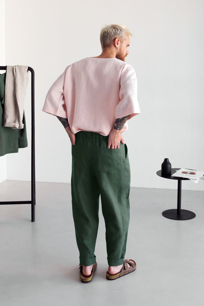 Loose Pleated Pants CEDAR - IN STOCK