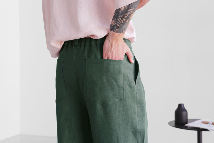 Loose Pleated Pants CEDAR - IN STOCK