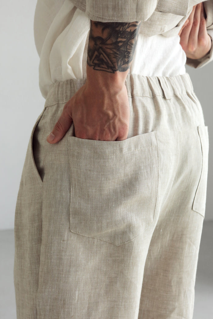 Loose Pleated Pants CEDAR - IN STOCK