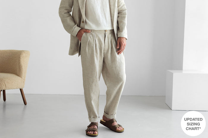 Loose Pleated Pants CEDAR - IN STOCK