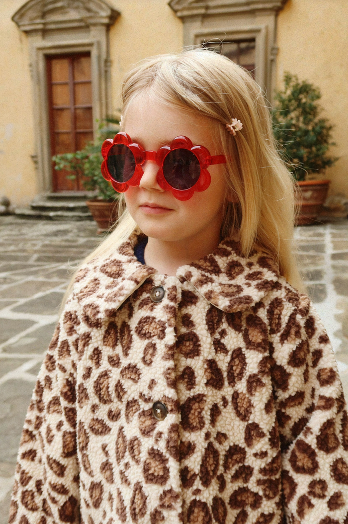 Lunettes de soleil | Fleurs rouges