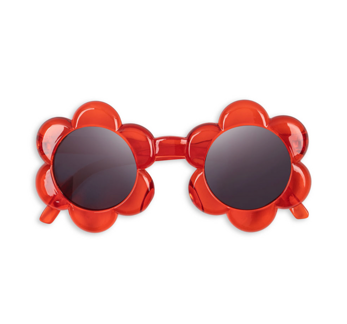 Lunettes de soleil | Fleurs rouges