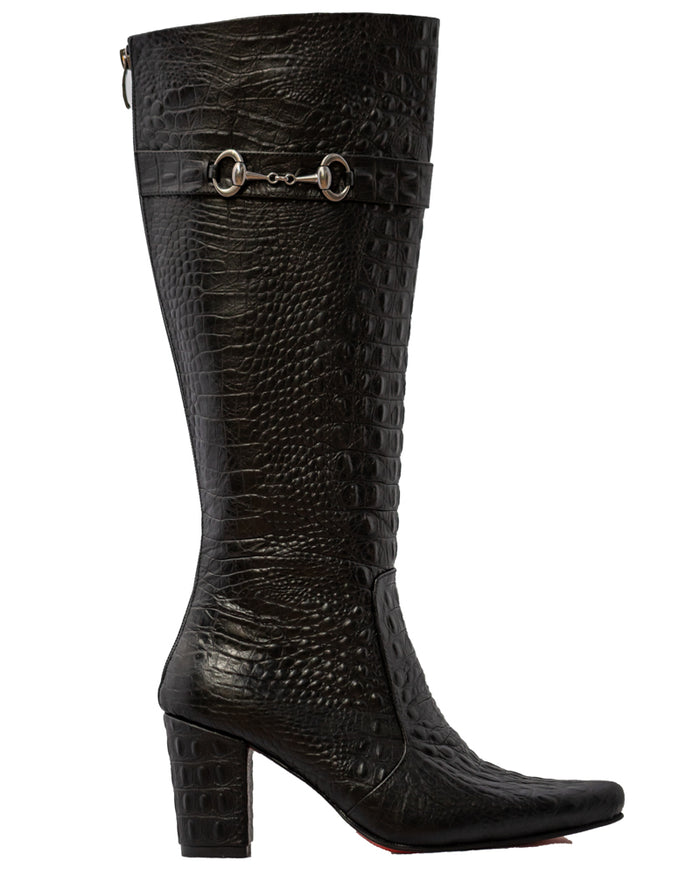 Manchester Black Cuban Heel