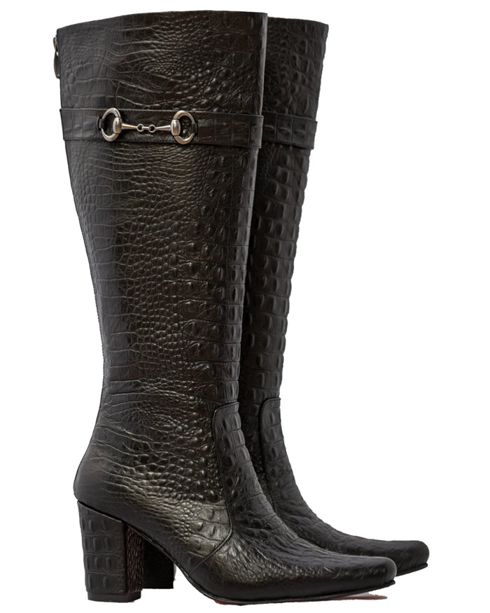 Manchester Black Cuban Heel