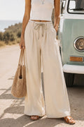 Marley Relaxed Drawstring Wide Leg Pants