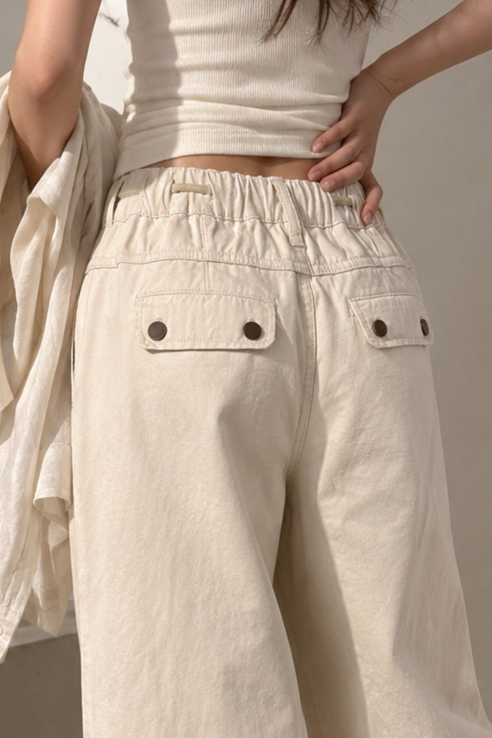 Marley Relaxed Drawstring Wide Leg Pants