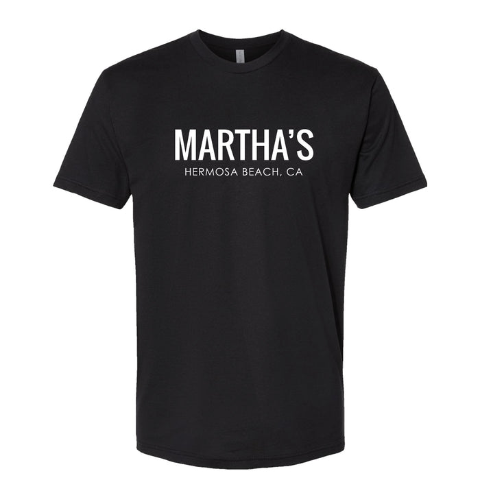 Martha's Logo SS Tee -Black