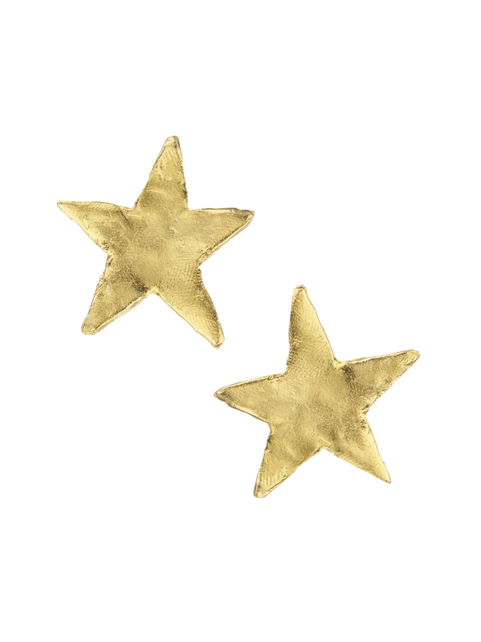 Medium Star Post Earring