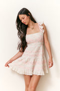 Melitta Mixed Print Mini Dress