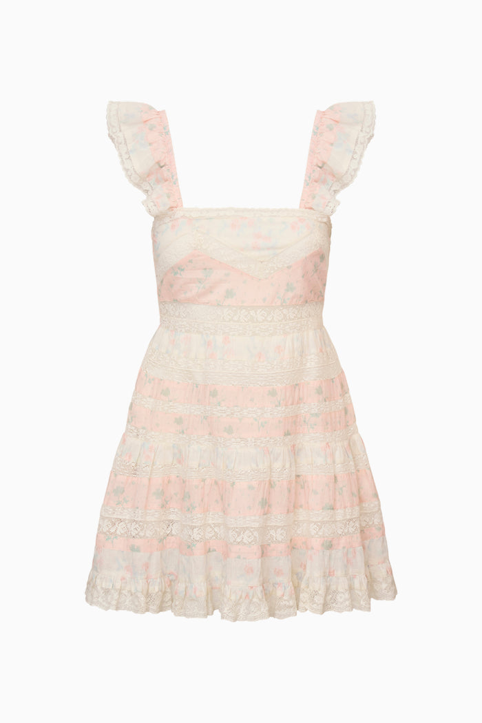 Melitta Mixed Print Mini Dress