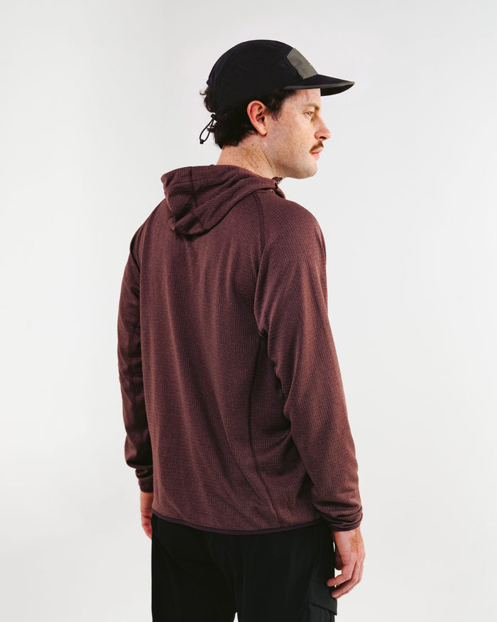 Mens Air-Grid Fleece Cacao