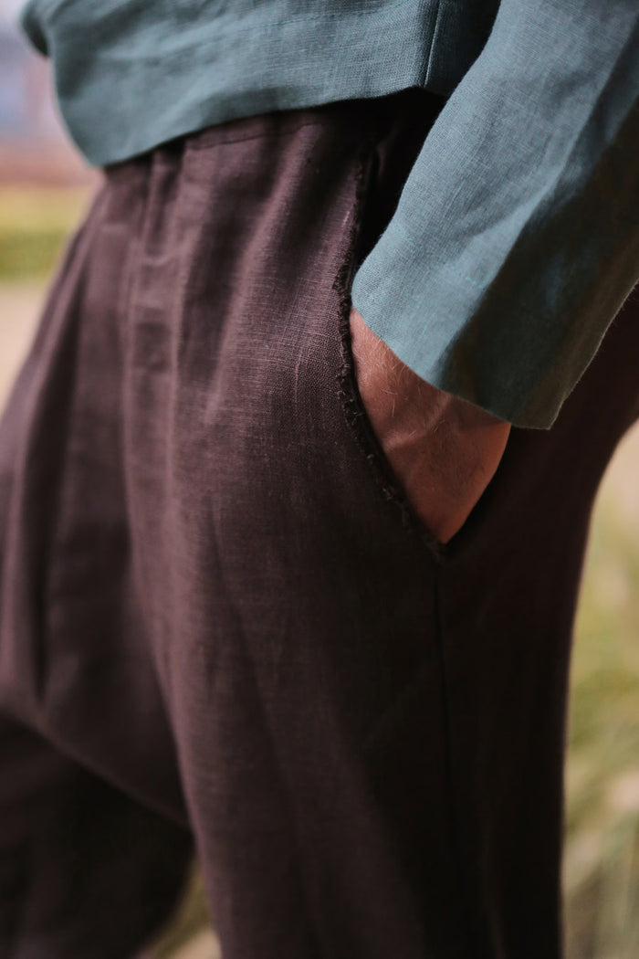 Men’s baggy linen pants HAWTHORN - IN STOCK