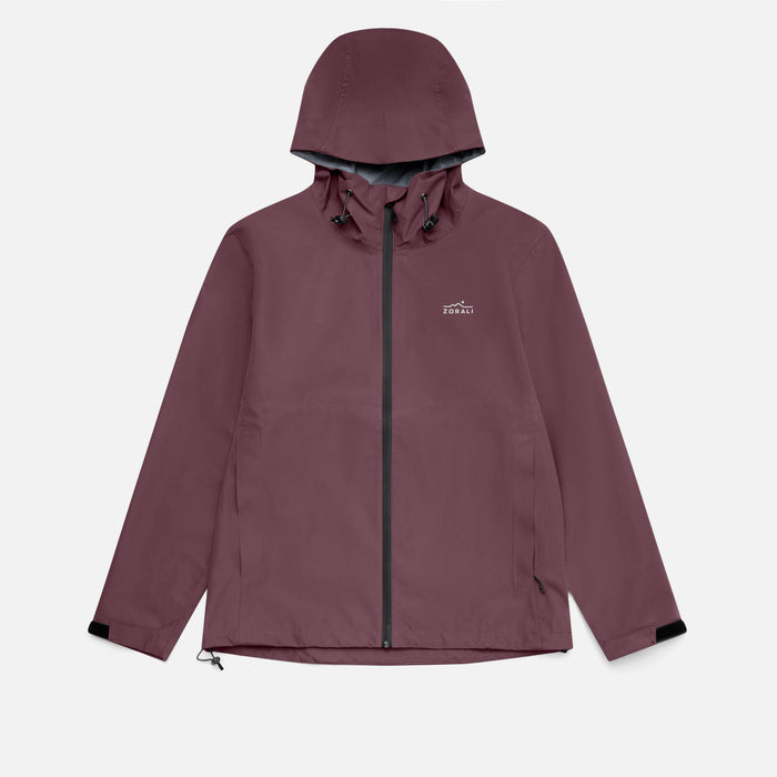 Mens Horizon 3L Rain Jacket Berry