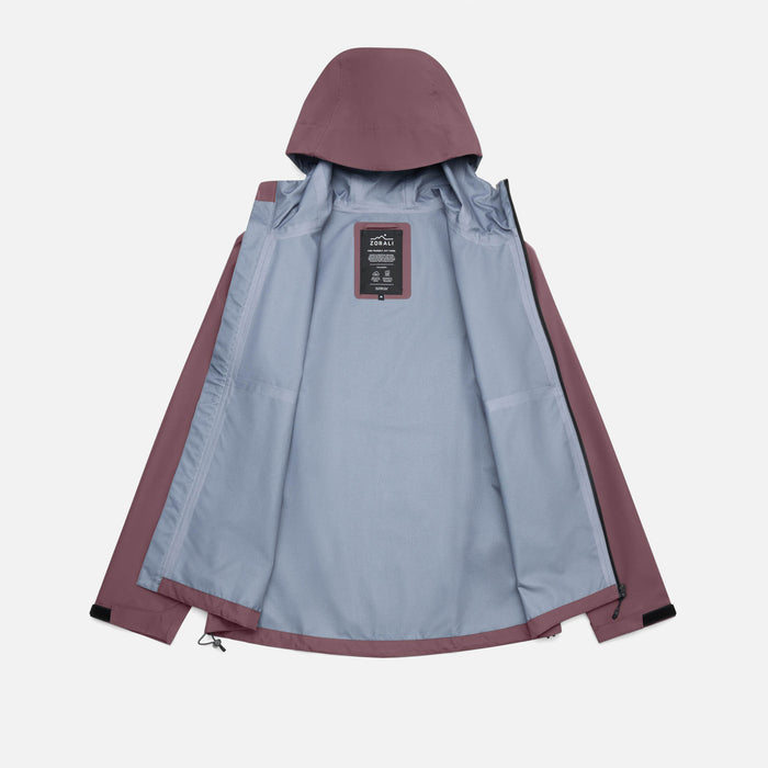 Mens Horizon 3L Rain Jacket Berry