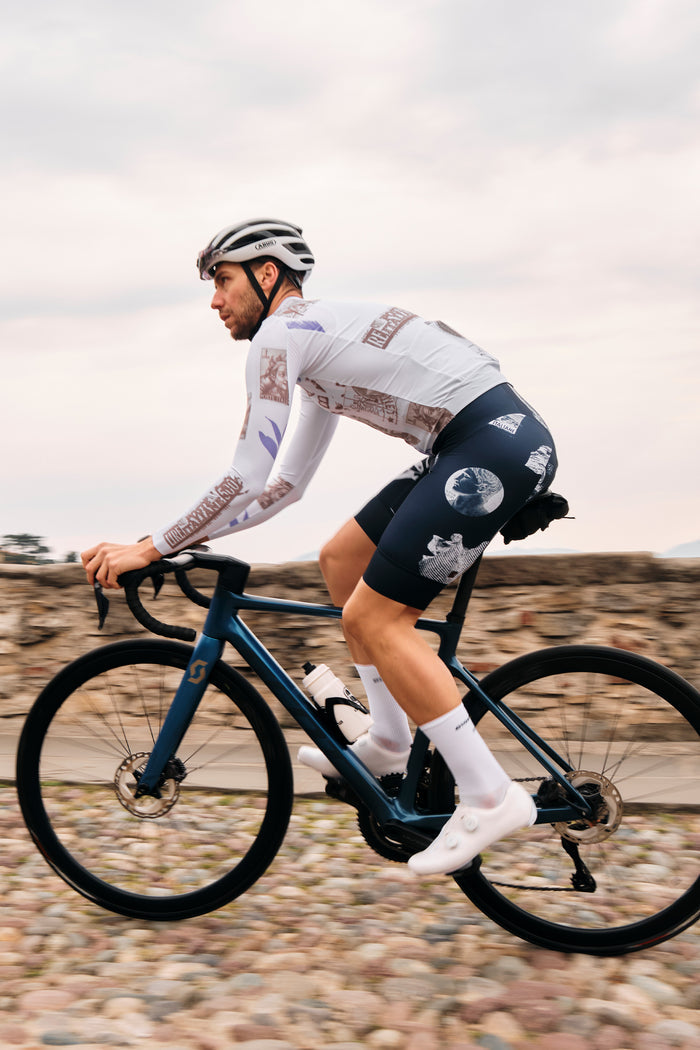 Men's La Posta FR-C Pro Lightweight Long Sleeve Jersey by Giordana Cycling, , Made in Italy