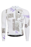 Men's La Posta FR-C Pro Lightweight Long Sleeve Jersey by Giordana Cycling, WHITE, Made in Italy