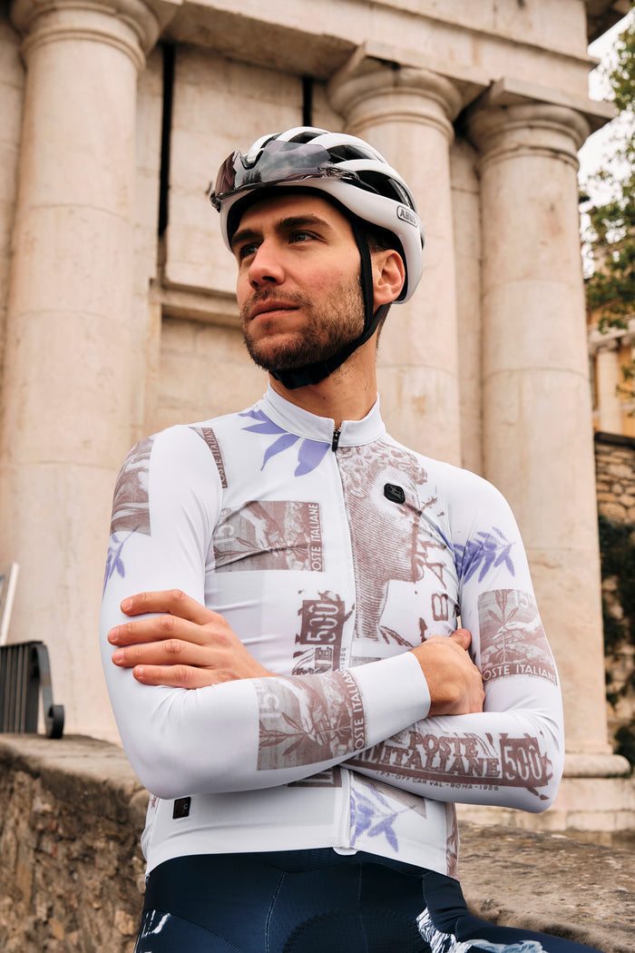Men's La Posta FR-C Pro Lightweight Long Sleeve Jersey by Giordana Cycling, , Made in Italy