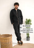 Men’s Linen Bomber Jacket BERGAMOT - IN STOCK