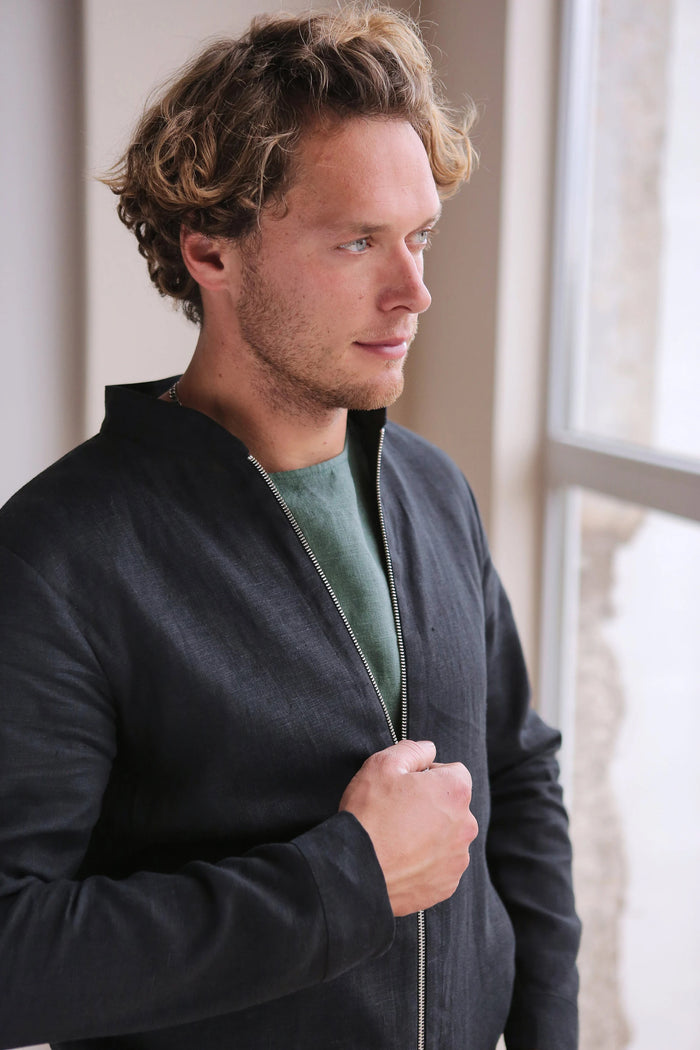 Men’s Linen Bomber MULBERRY - IN STOCK