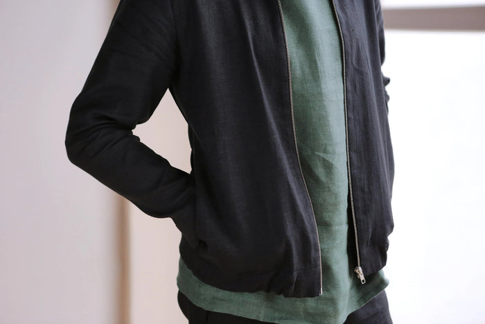 Men’s Linen Bomber MULBERRY - IN STOCK