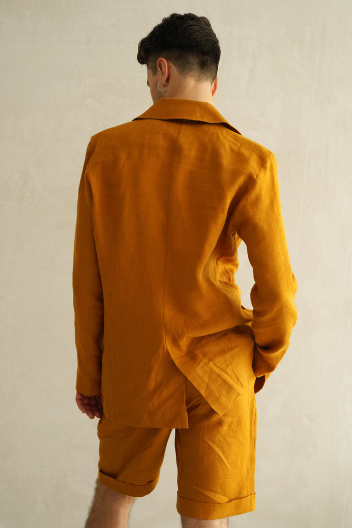 Men’s Linen Jacket LARCH - IN STOCK