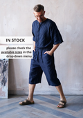 Mens Linen Jumpsuit CANNA - IN STOCK