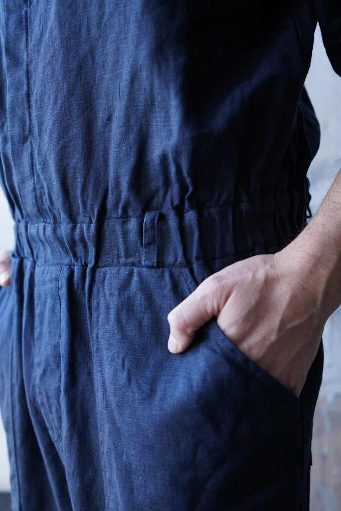 Mens Linen Jumpsuit CANNA - IN STOCK