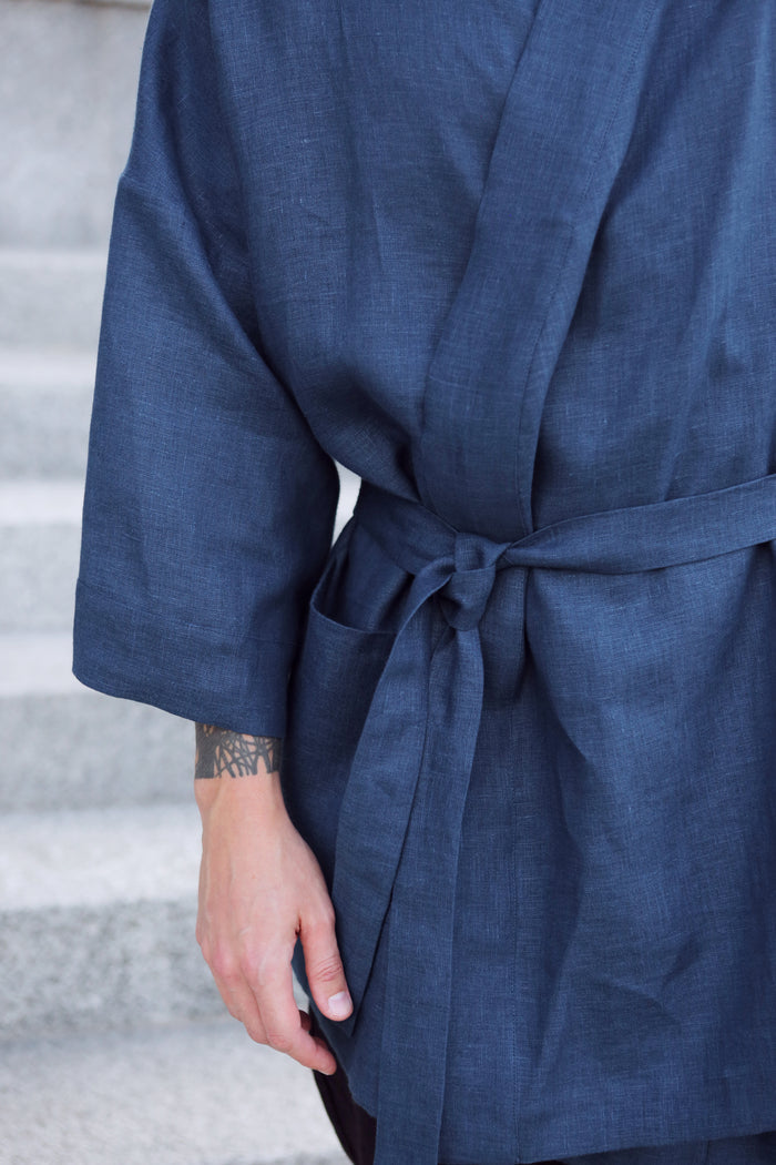 Men’s linen kimono SUGI - IN STOCK