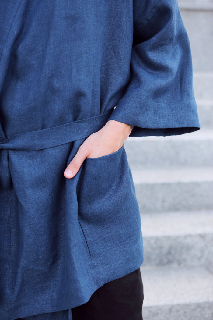 Men’s linen kimono SUGI - IN STOCK