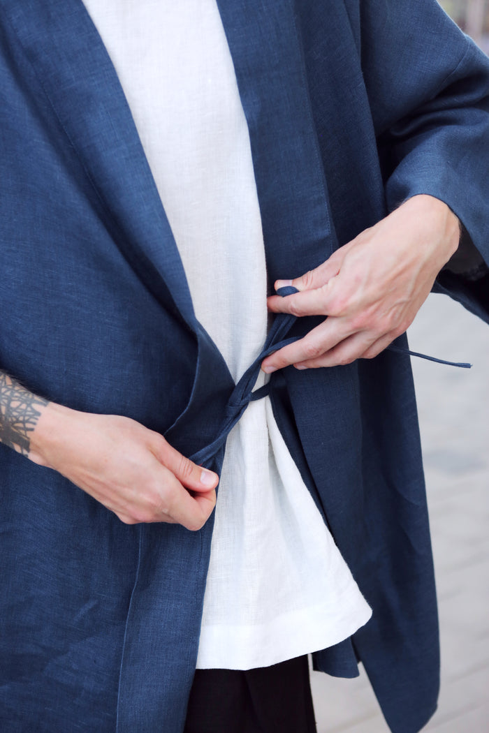 Men’s linen kimono SUGI - IN STOCK