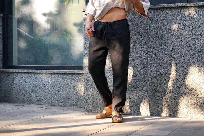 Men’s linen pants ASH - IN STOCK