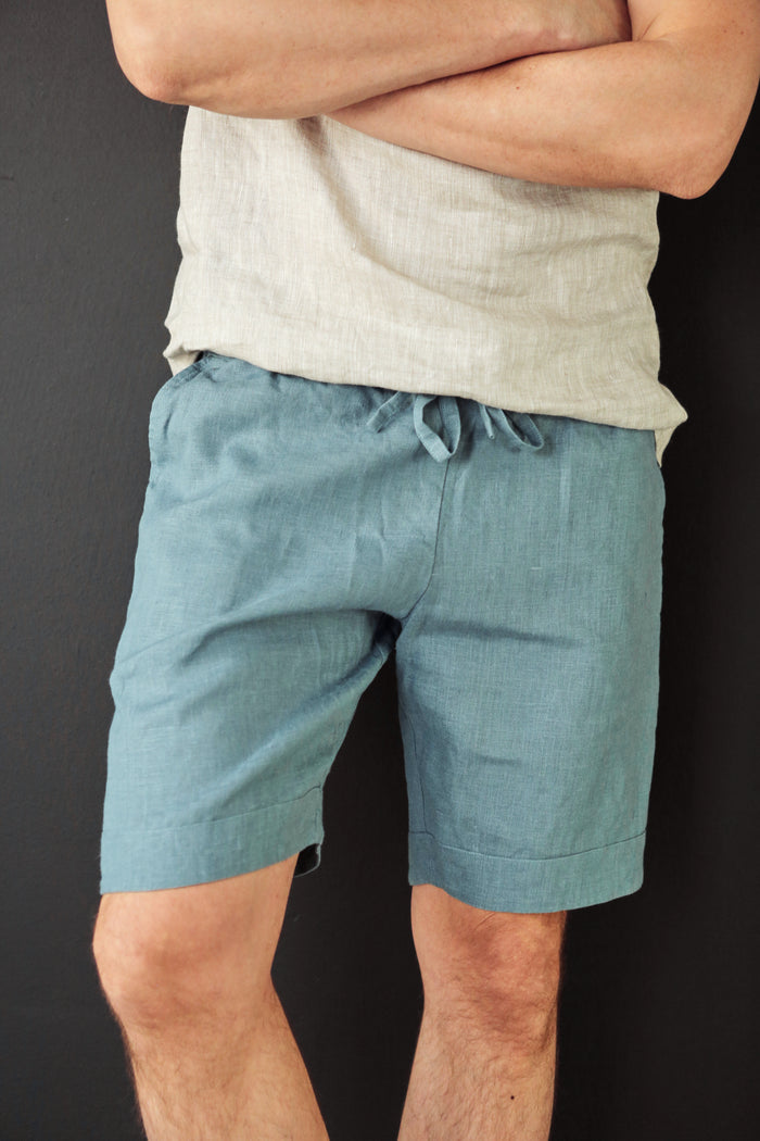 Men’s linen shorts ASH - IN STOCK