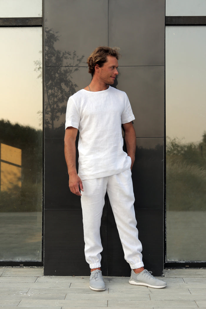 Men’s Linen T-Shirt LINDEN - IN STOCK