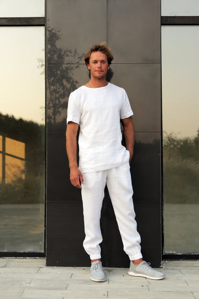 Men’s Linen T-Shirt LINDEN - IN STOCK