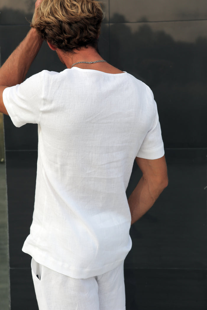 Men’s Linen T-Shirt LINDEN - IN STOCK