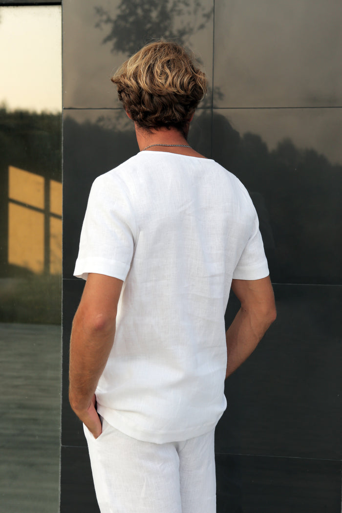 Men’s Linen T-Shirt LINDEN - IN STOCK