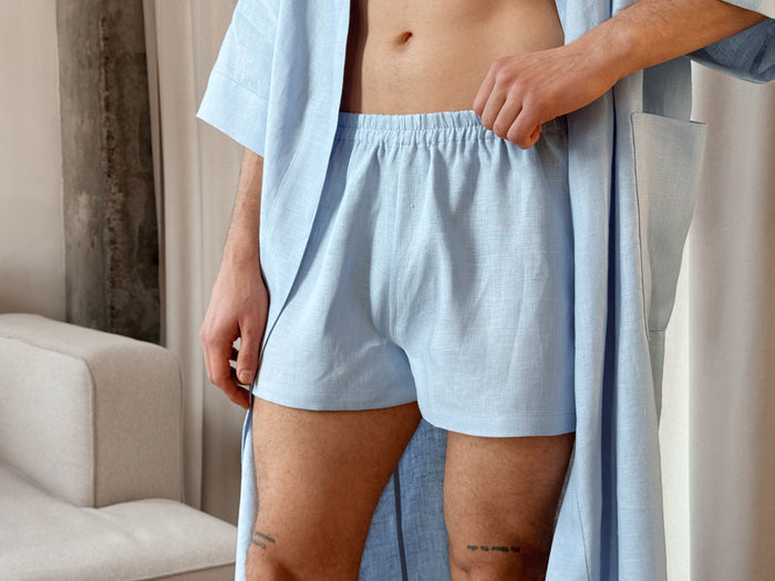 Men’s Linen Underwear NOPAL in Black