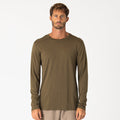 Mens Merino LS Base Layer Olive