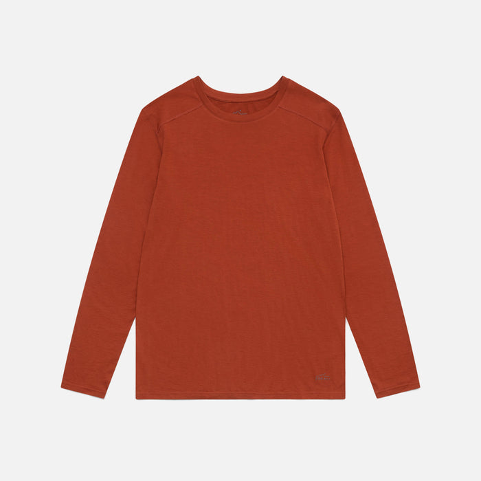 Mens Merino LS Base Layer Tannin