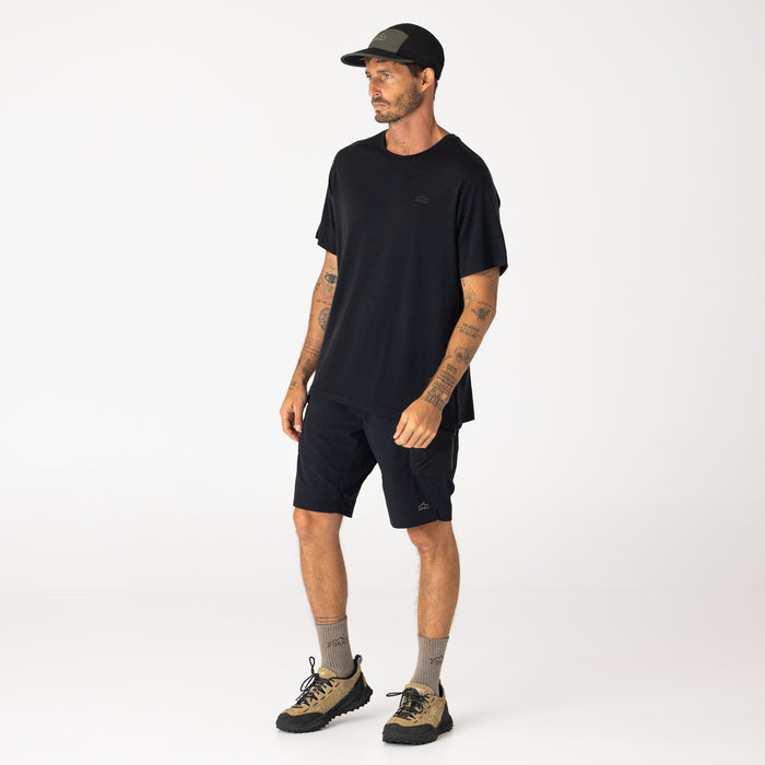 Mens Merino T-Shirt Charcoal