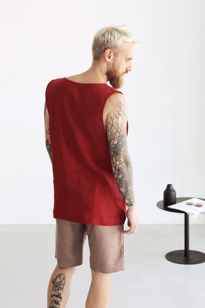 Men’s Sleeveless T-Shirt BAMBOO - IN STOCK