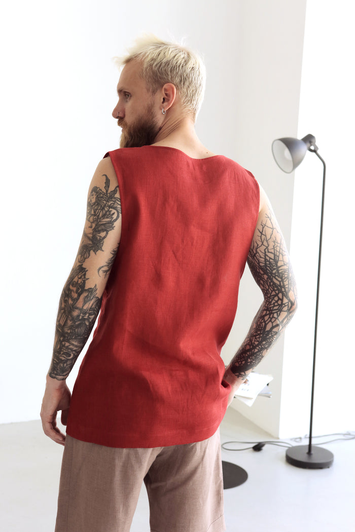 Men’s Sleeveless T-Shirt BAMBOO - IN STOCK