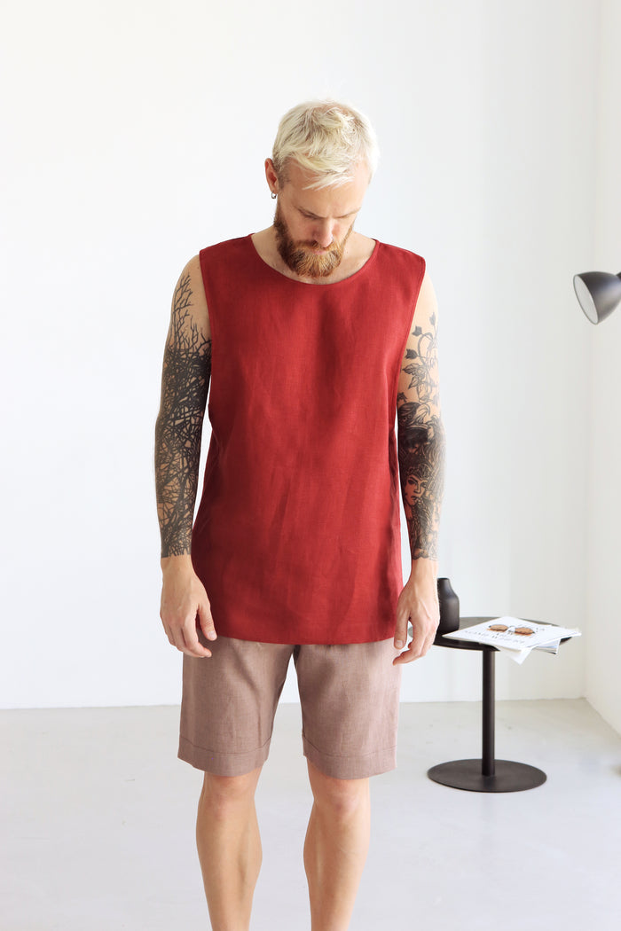 Men’s Sleeveless T-Shirt BAMBOO - IN STOCK