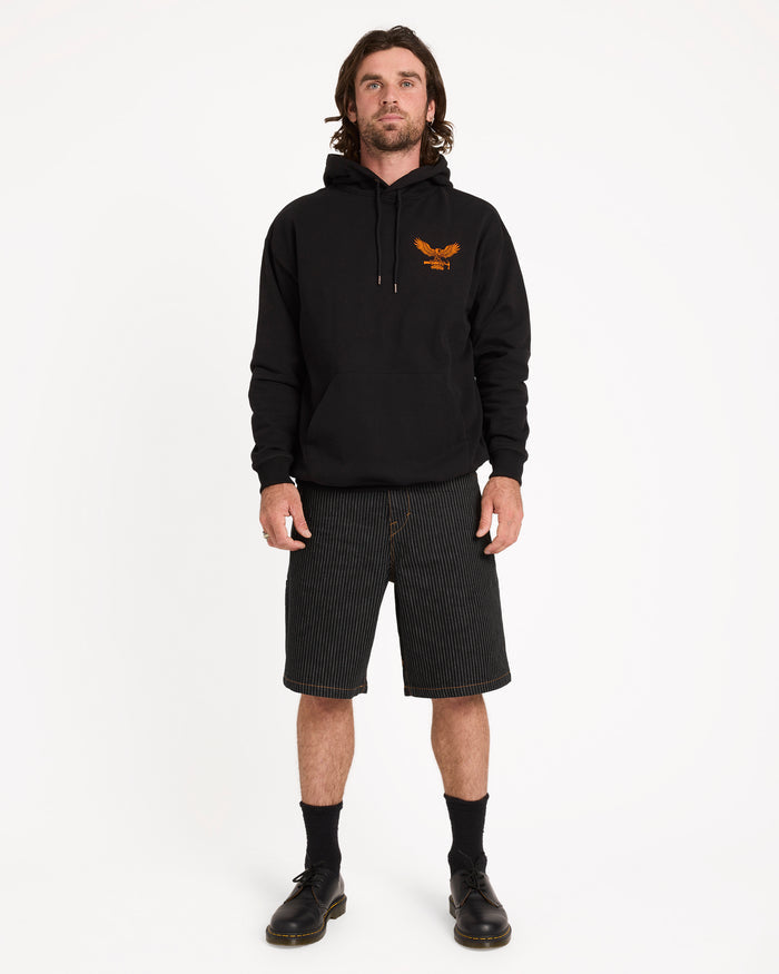 Mens Workwear Hammered Pullover Hoodie