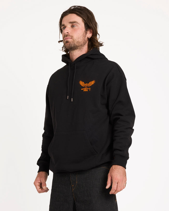 Mens Workwear Hammered Pullover Hoodie