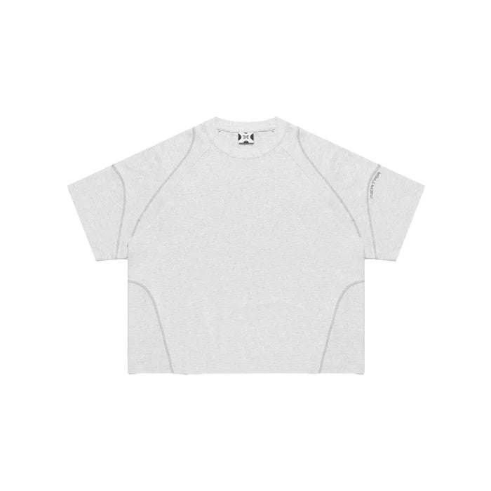 MERTRA Overlock Stitch Tee Grey