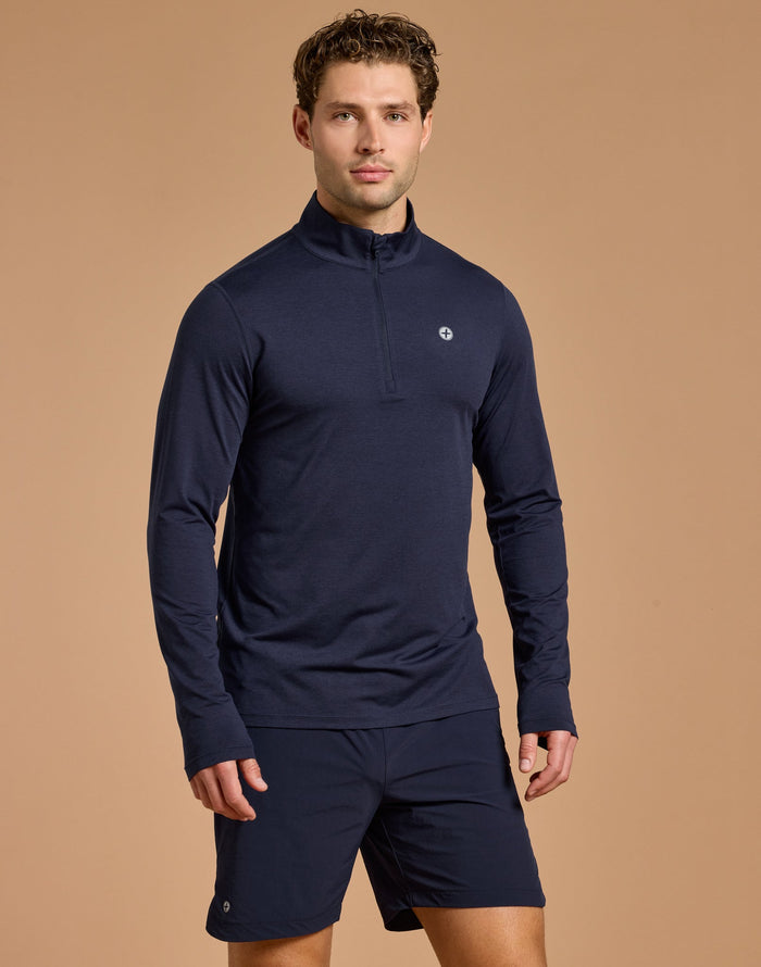 Midlayer in Twilight Navy Marl