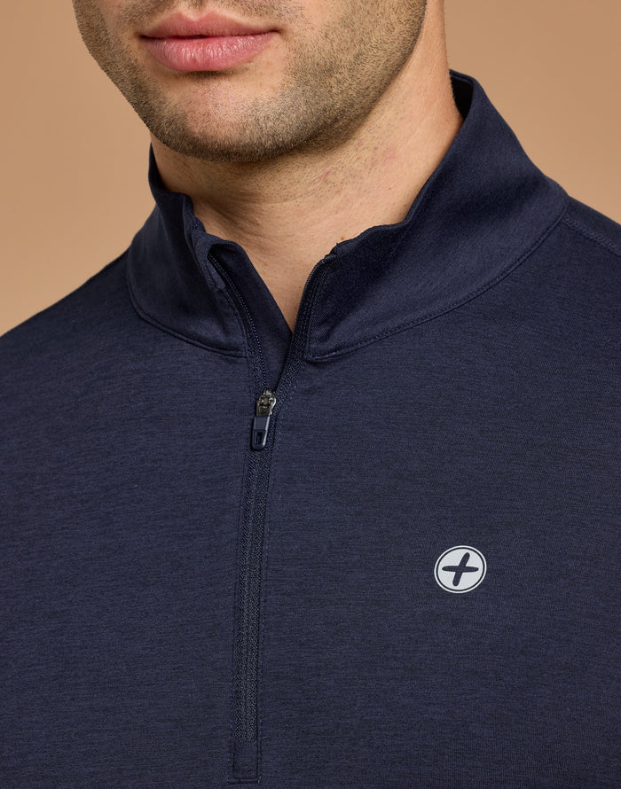 Midlayer in Twilight Navy Marl