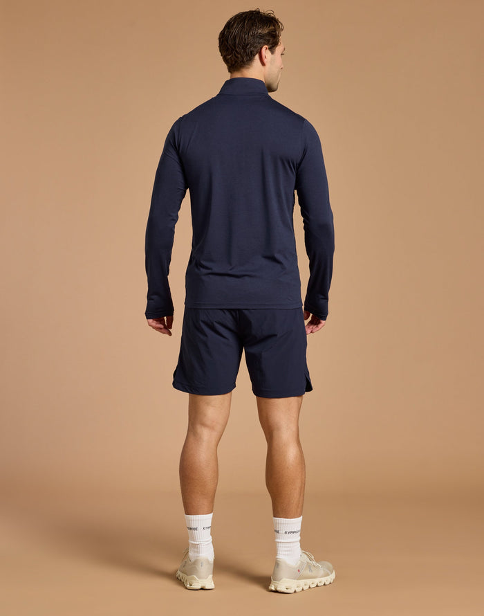 Midlayer in Twilight Navy Marl